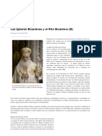 Las Iglesias Bizantinas y El Rito Bizantino (III) PDF