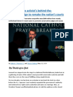 A Conservative Activist's Behind-The-Scenescampaign To Remake The Nation's Courts