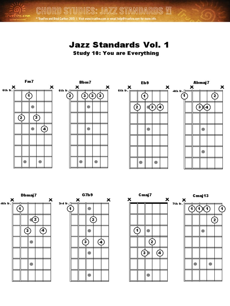 Jazz Standards Vol. 1: Study 10: You Are Everything | PDF | Leisure