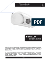 Feliator Sencor-Carte Tehnica PDF