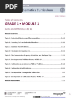 Grade 1 Math Module 1