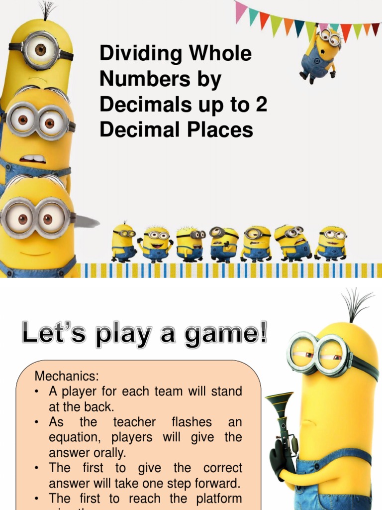 Dividing Whole Numbers By Decimals Up To 2 Decimal Places And