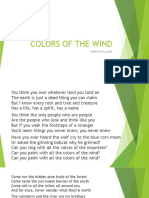 Colors of The Wind