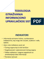 Metodologija Istrazivanja Inf-upravljackog Sistema