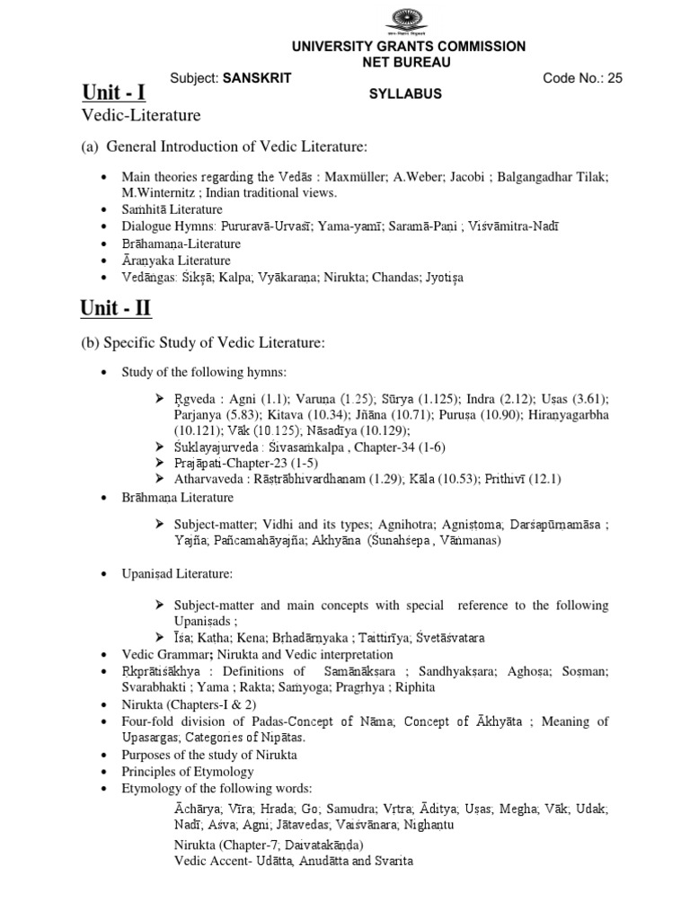 Vedic Literature and Sanskrit Studies | PDF | Vedas | Patanjali
