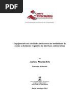 Brito, J. Engajamento em atividades assíncronas na modalidade de ensino a distância