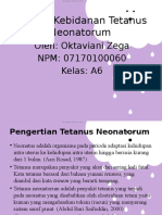Asuhan Kebidanan Tetanus Neonatorum