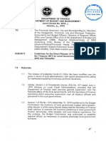 Joint Circular Dof - DBM No. 2016-1 - Guidelines For The Direct Release of Funds by The Bureau of The Treasury (BTR) To Local Government Units (Lgus) in Fy 2016 and Thereafter