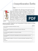 Activite de Comprehension Ecrite Comprehension Orale 34222