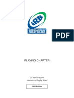 RUGBY PLAYING CHARTER