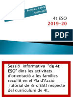 4t ESO 2019-20 Orientació Alumnes 3r