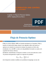 Power System Operation and Control: Capitulo 13 Flujo de Potencia Optimo (OP F: Optimal Power Flow)