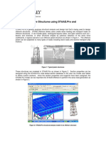 Design of Offshore Structures Using STAAD - Pro and STAAD - Offshore