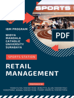 Retail Management: Ibm Program Widya Mandala Catholic University Surabaya