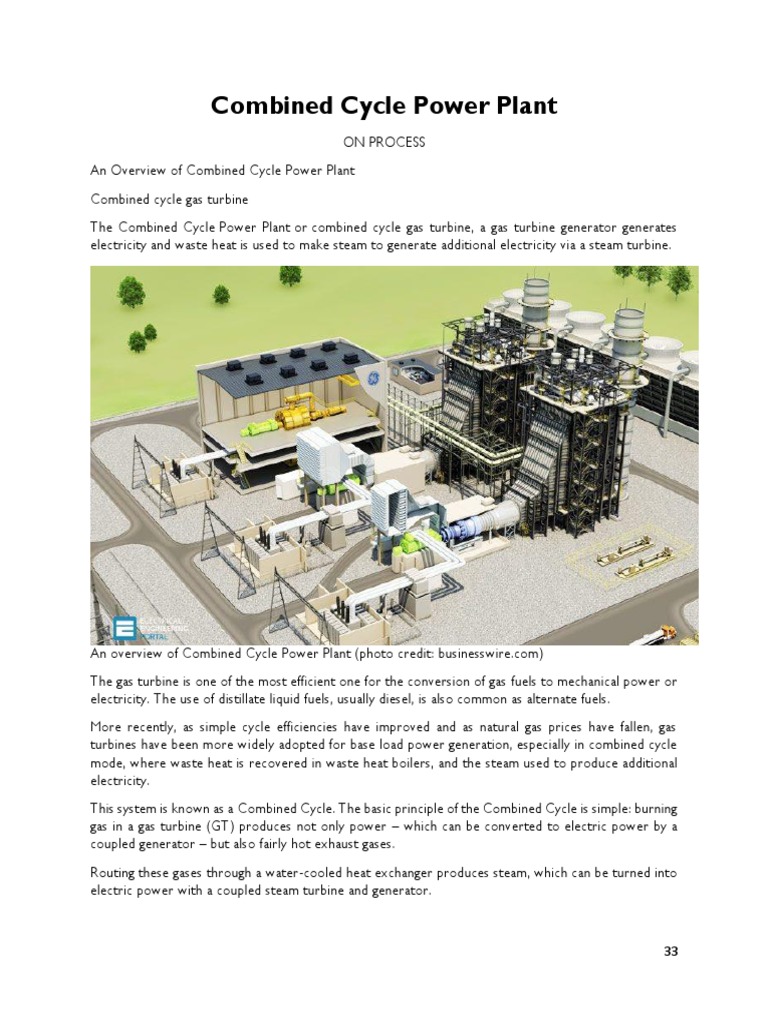 Overview of Combined Cycle Power Plants | PDF | Fossil Fuel Power ...