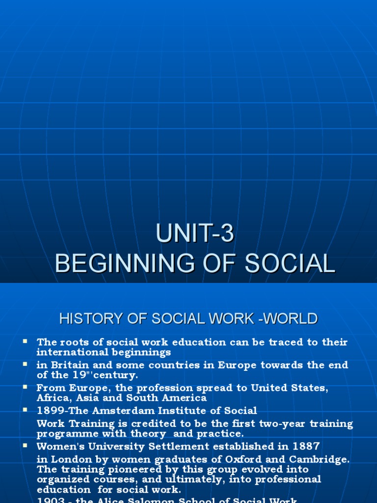History of Social Work Education | PDF | Social Work | Child Protective ...