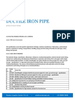 DI Pipe Specification