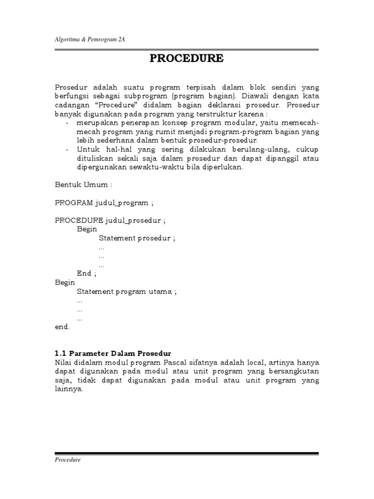 Procedure PDF | PDF
