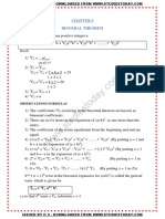 Binomial Theorem