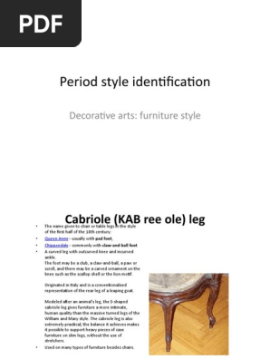 Period Style Identification