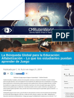 Lo que los estudiantes puedan aprender del Juego  CMRubinWorld