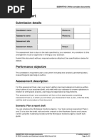 BSBWRT401 Write Complex Documents-Task-1