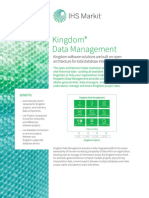 IHS Kingdom Data Management Brochure