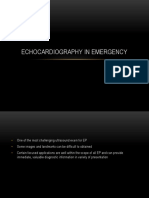 Echocardiography in Emergency- Ian