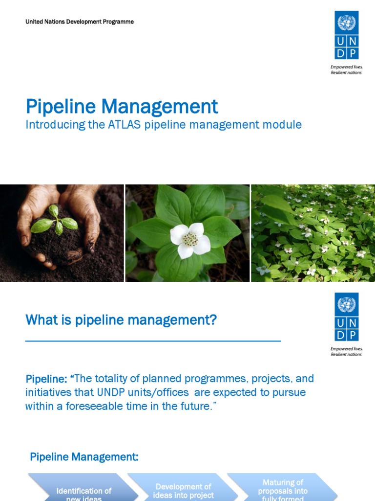 Introducing The ATLAS Pipeline Management Module | PDF | United Nations ...