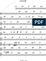 Amame (Piano) PDF