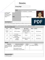 External SD Resume - Rajiv