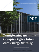 Transforming An Occupied Office Into A Zero Energy Building