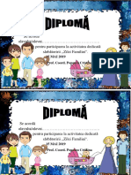 Diploma Ziua Familiei