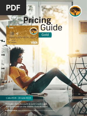 Fnb Pricing Guide Gold Account Credit Card Debit Card