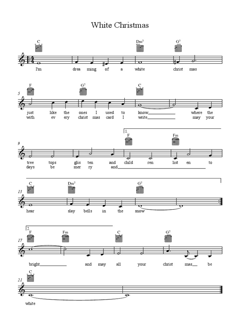 White Christmas | PDF | Christmas | Leisure