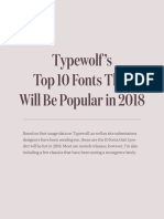 Typewolf's Top 10 Fonts That Will Be Popular in 2018