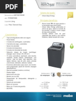 Códigos de Error Lavadora Mabe Aqua Saver | PDF