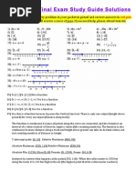 Semester 2 Final Exam Study Guide 2 Answer Key