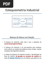 Estequiometria Industrial I - Aula 4 - Balanço de Massa com Reação Química.pptx