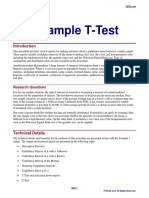 One-Sample T-Test: Research Questions