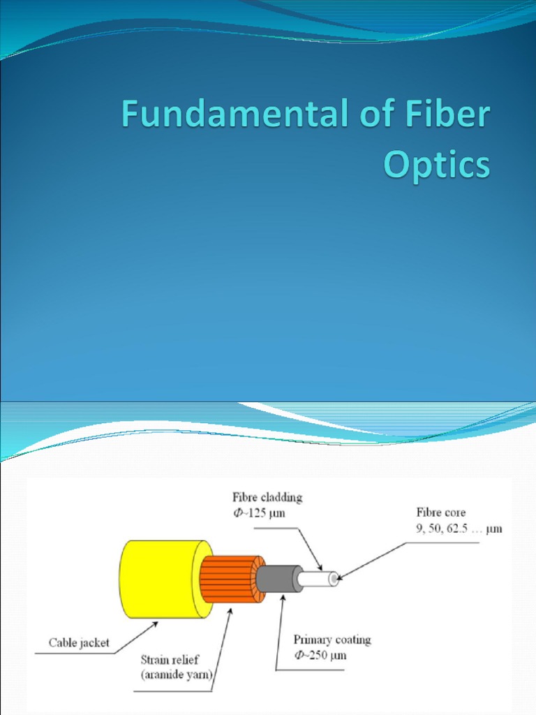 Fundamental of Fiber Optics PDF Optical Fiber Wavelength