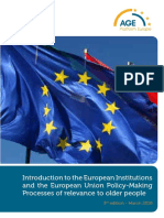 Introduction To The European Institutions and The European Union Policy-Making Processes of Relevance To Older People