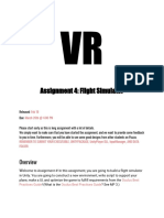 Assignment 4: Flight Simulator: Feb 19 March 26th at 4:00 PM