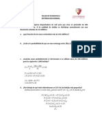 Taller de Estadistica Distribucion Normal - Exponencial