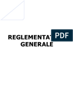 Reglementation Generale