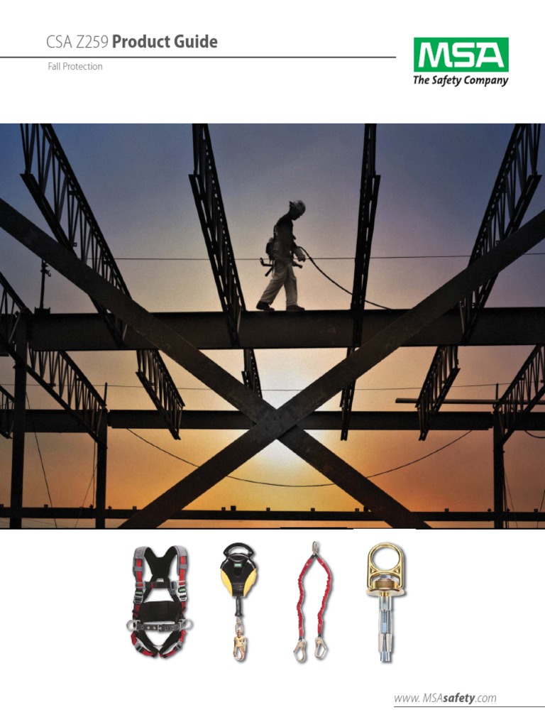 CSA Z259 Product Guide: Fall Protection | PDF | Certification | Business