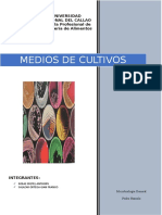 Medios de Cultivo