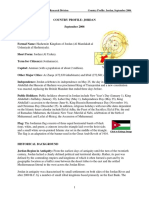 Library of Congress - Federal Research Division Country Profile: Jordan, September 2006