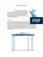 Cajamarca: Población, Educación y Economía