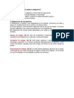 Seguros Comprende El Régimen Obligatorio